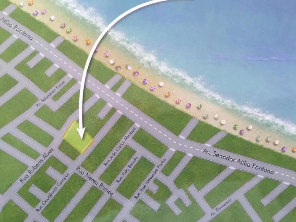 Belo Apto A 150 Metros Da Praia Porto Belo Exterior foto